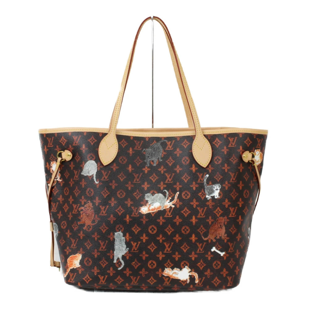 LOUIS VUITTON Neverfull Catgram Monogram Multicolor LV Tote Bag Handbag